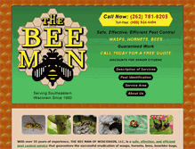 Tablet Screenshot of beemanwi.com